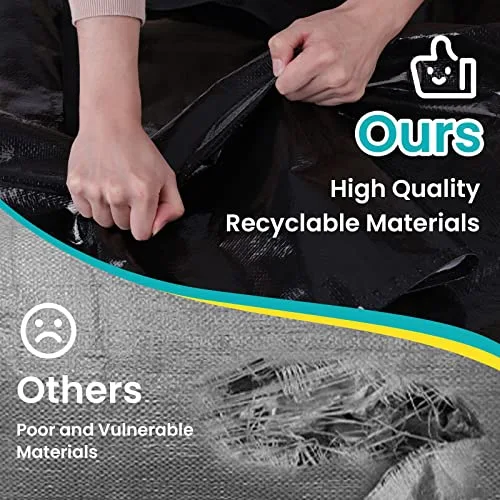 Large Heavy Duty Moving Bags, 93L Reusable Packing Bags, 4 Pack