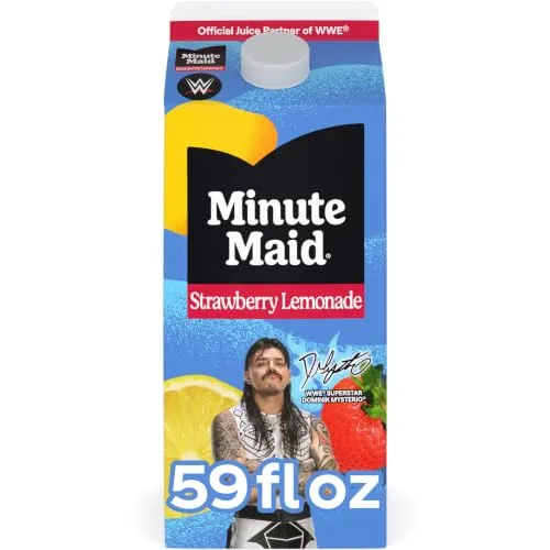 Minute Maid Lemonade, Strawberry, 59 oz