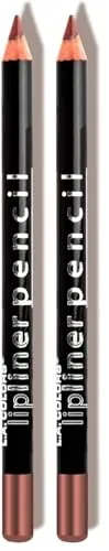 L.A. COLORS Lipliner Pencil, Nutmeg CP505 (Pack of 2)