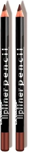 L.A. COLORS Lipliner Pencil, Chocolate CP528 (Pack of 2)