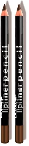 L.A. COLORS Lipliner Pencil, Deepest Brown CP521 (Pack of 2)