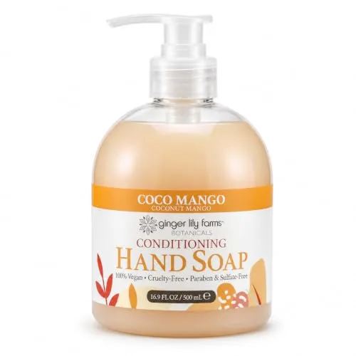 Ginger Lily Farms Botanicals Hand Soap, 16.9oz, Coco Mango