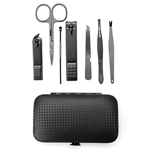 NZKNP Manicure Set Gifts for Men Christmas Stocking Stuffers Gifts for Dad Husband Teen Boys Grooming Tools Kit Santa Claus Xmas Under 10 Dollars Womens Gift