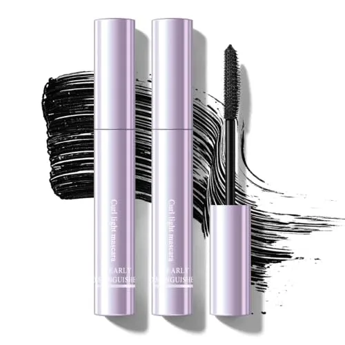 KYDA 2 Pcs Black Mascara for Older Women, Long Lasting Curl Mascara