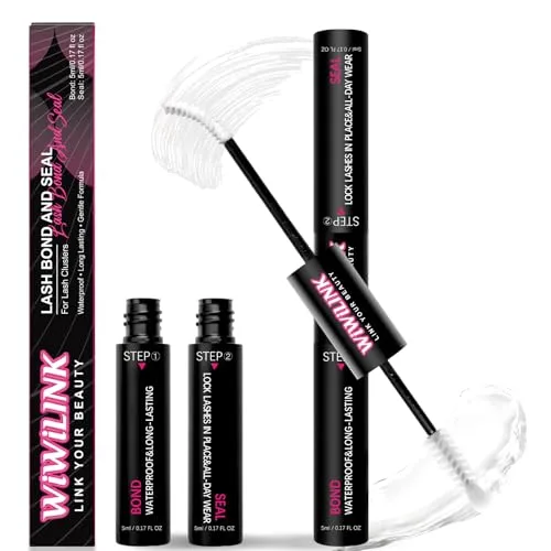 Lash Bond and Seal, White Cluster Lash Glue for Eyelash Clusters