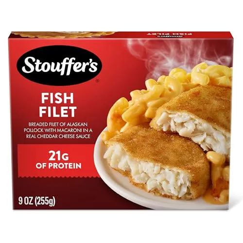 Stouffer's Fish Filet with Macaroni & Cheese, Single Serve Frozen Meal,9 Oz