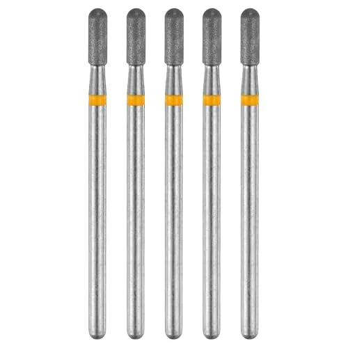 HARFINGTON 5pcs 325-400 Grits Diamond Grinding Bit 2.5x2.35x7.3mm