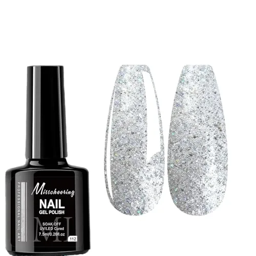 7.5ml Gel Nail Polish,1 Pcs High Gloss Long Lasting Gel Polish, UV LED Soak-Off Nail Polish Gel for Manicure Salon DIY (112, 7.5ml)