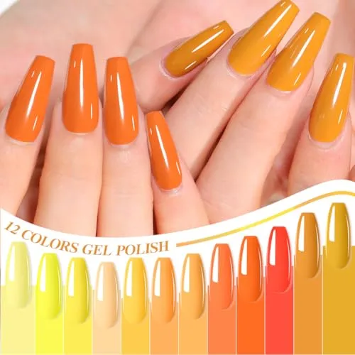 7.3ml Gel Nail Polish,1 Pcs High Gloss Long Lasting Gel Polish, UV LED Soak-Off Nail Polish Gel for Manicure Salon DIY (38, 7.3ml)