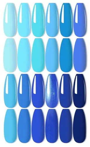 Bright Sky Blue 15ml Gel Nail Polish,1 Pcs High Gloss Long Lasting Gel Polish, UV LED Soak-Off Nail Polish Gel for Manicure Salon DIY (53#, 15ml)