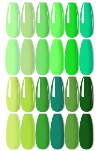 15ml Neon Bright Green Gel Nail Polish,1 Pcs High Gloss Long Lasting Lime Green Gel Polish, UV LED Soak-Off Nail Polish Gel for Manicure Salon DIY (66#, 15ml)