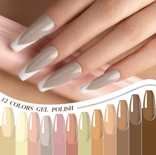 7.3ml Gel Nail Polish,1 Pcs High Gloss Long Lasting Gel Polish, UV LED Soak-Off Nail Polish Gel for Manicure Salon DIY (18, 7.3ml)