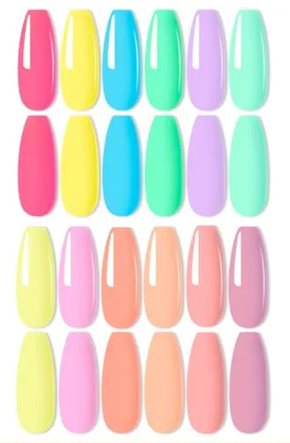 15ml Nude Pink Gel Nail Polish,1 Pcs High Gloss Long Lasting Peach Nude Gel Polish, UV LED Soak-Off Nail Polish Gel for Manicure Salon DIY (RL94, 15ml)