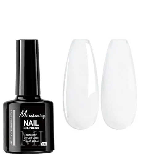 7.5ml Gel Nail Polish,1 Pcs High Gloss Long Lasting Gel Polish, UV LED Soak-Off Nail Polish Gel for Manicure Salon DIY (003, 7.5ml)