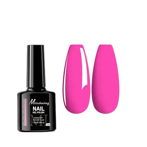 7.5ml Gel Nail Polish,1 Pcs High Gloss Long Lasting Gel Polish, UV LED Soak-Off Nail Polish Gel for Manicure Salon DIY (035, 7.5ml)