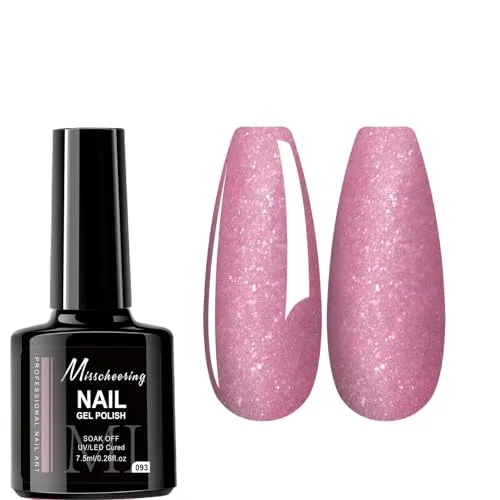 7.5ml Gel Nail Polish,1 Pcs High Gloss Long Lasting Gel Polish, UV LED Soak-Off Nail Polish Gel for Manicure Salon DIY (093, 7.5ml)