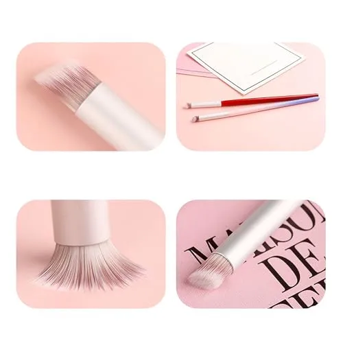 6pieces Ombre Nail Brush Wood Nail Pen Ombre Brush for Gel Nails Nail Gradient Brush Nail Design Brushes Nail Painting Kit Nail Art Tools Acrylic Nail Accessories