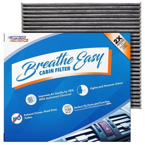 Spearhead Odor Defense Breathe Easy AC & Heater Cabin Air Filter (BE-381)