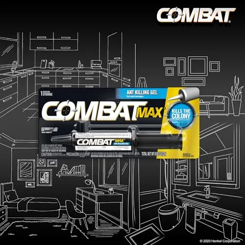 Combat Ant Killing Gel, Indoor and Outdoor Use, 27 Gram, Fast-Acting