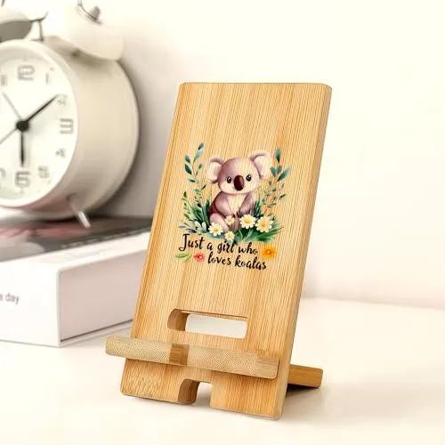 Koala Cell Phone Stand, Home Room Desk Decorations for Girls Teens Kids Women, Koala Lovers Themed Gifts Stuff Accessories Things Merchandise Items!