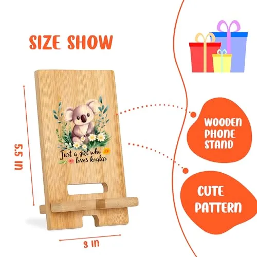 Koala Cell Phone Stand, Home Room Desk Decorations for Girls Teens Kids Women, Koala Lovers Themed Gifts Stuff Accessories Things Merchandise Items!