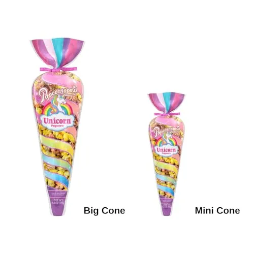 Popcornopolis Unicorn Lemon & Berry Popcorn, 6.3oz Cone