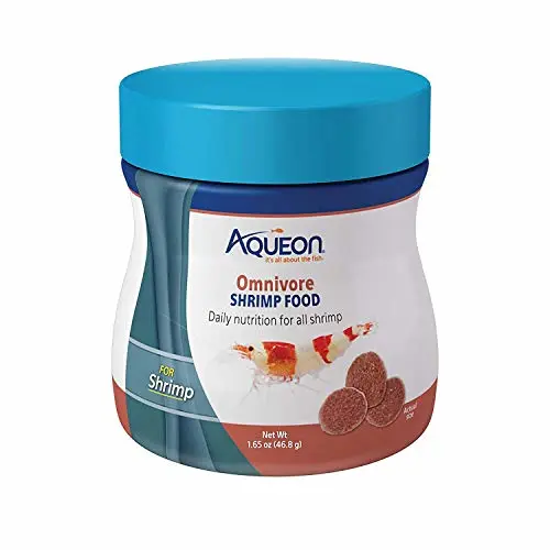 Aqueon Omnivore Shrimp Disc Fish Food, 1.65 Ounces