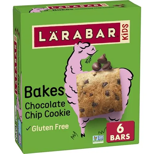 Larabar Kids Bakes Chocolate Chip Cookie Bars, 6 ct, 5.76 oz