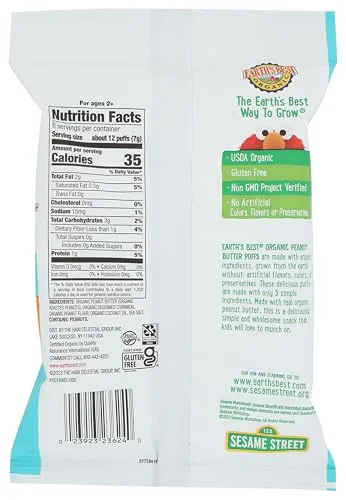 PUFFS SNACK PNUT BTR