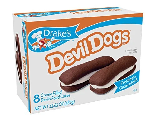 Drake's Devil Dogs, 1.7 oz Snack Cakes, 1 Box