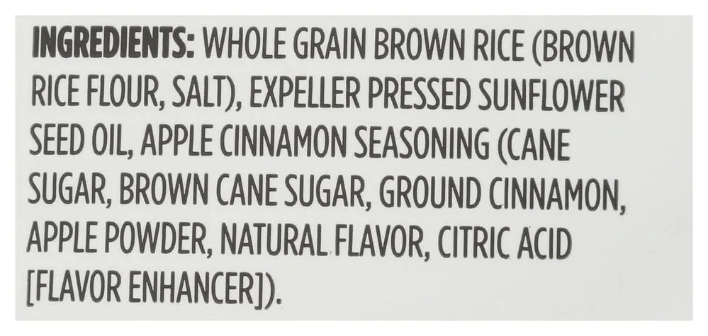 365 By Whole Foods Market Apple Cinnamon Mini Rice Crisp, 5 Ounce