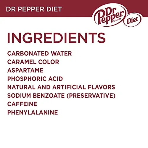Diet Dr Pepper Soda, 7.5 fl oz mini cans, 10 pack