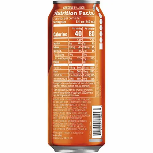 Mountain Dew Kickstart Energy Drink, Orange Citrus, 16 Fl Oz
