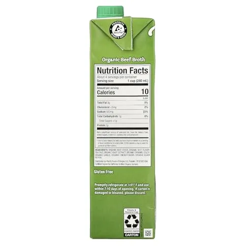 Pacific Foods Organic Beef Broth, 32 FZ