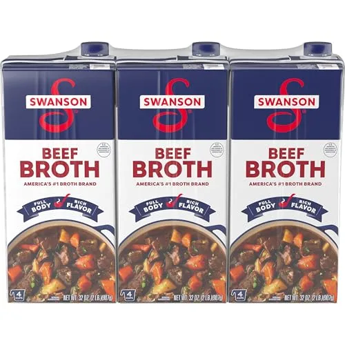 SWANSON S Beef Broth, 32 oz Carton (3 Pack)