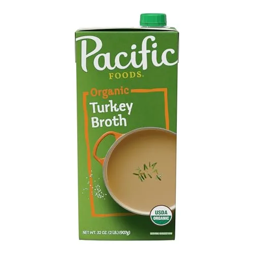 Pacific Foods Organic Turkey Broth, 32 OZ