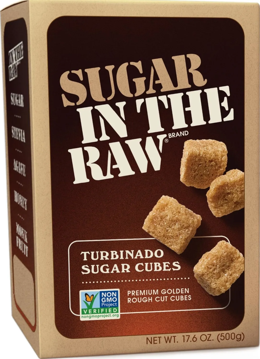 Sugar In The Raw, Turbinado Cane Sugar Cubes, 17.6 oz Box