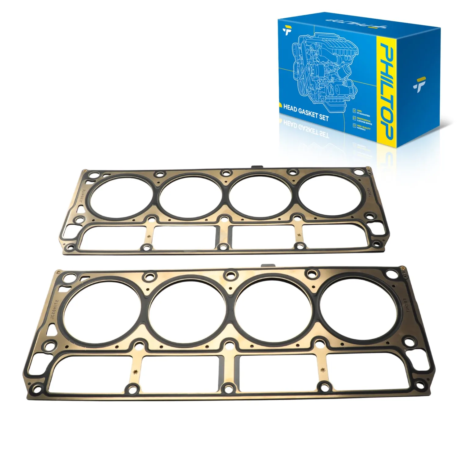 PHILTOP Head Gasket for Silverado Sierra 1500 2005-2013, Tahoe 2007-2014