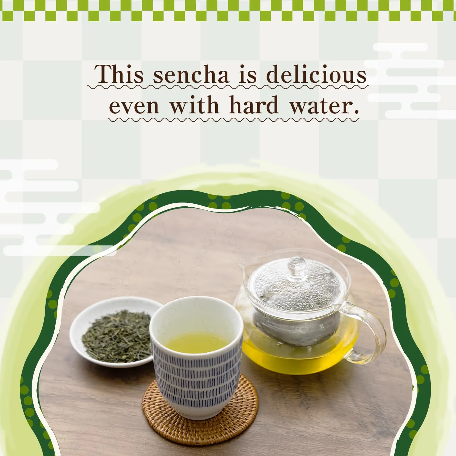 BJDesign HAJIME Organic Sencha Green Tea, Japanese Loose Leaf Tea, 80g