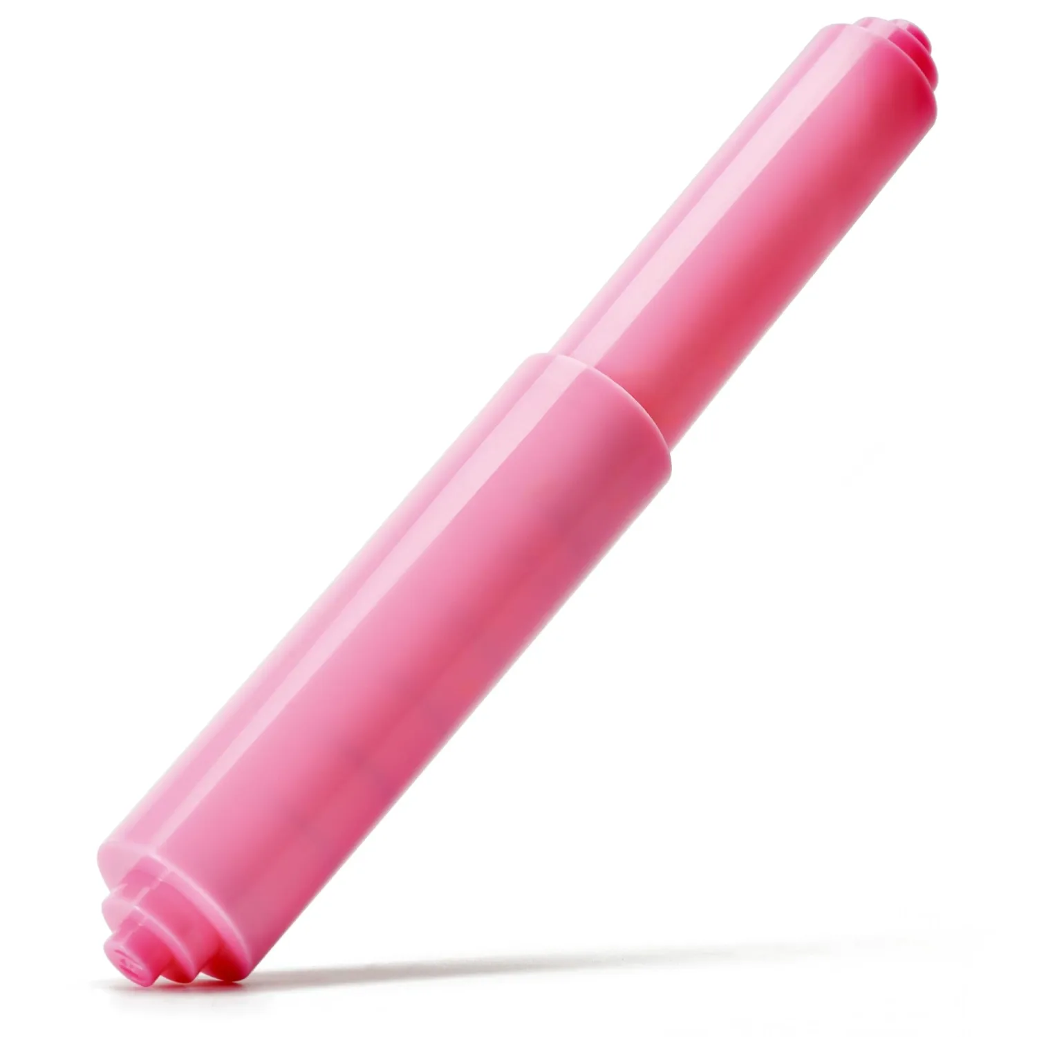 Qualihome Pink Universal Plastic Spring Loaded Toilet Paper Roll Holder Replacement Rod, Pink Toilet Paper Roll Replacement Rod