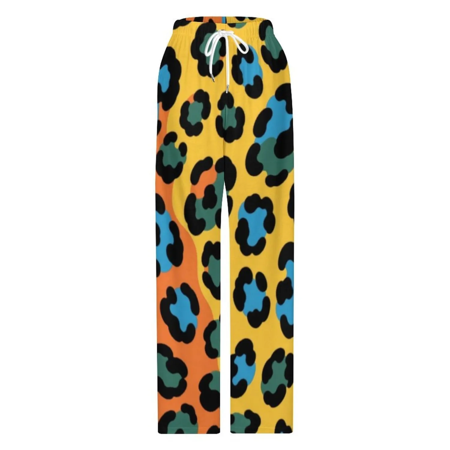 Men Extended Sizes Pajamas Pant Relaxed Fit Pajamas Pants for Home Sleep