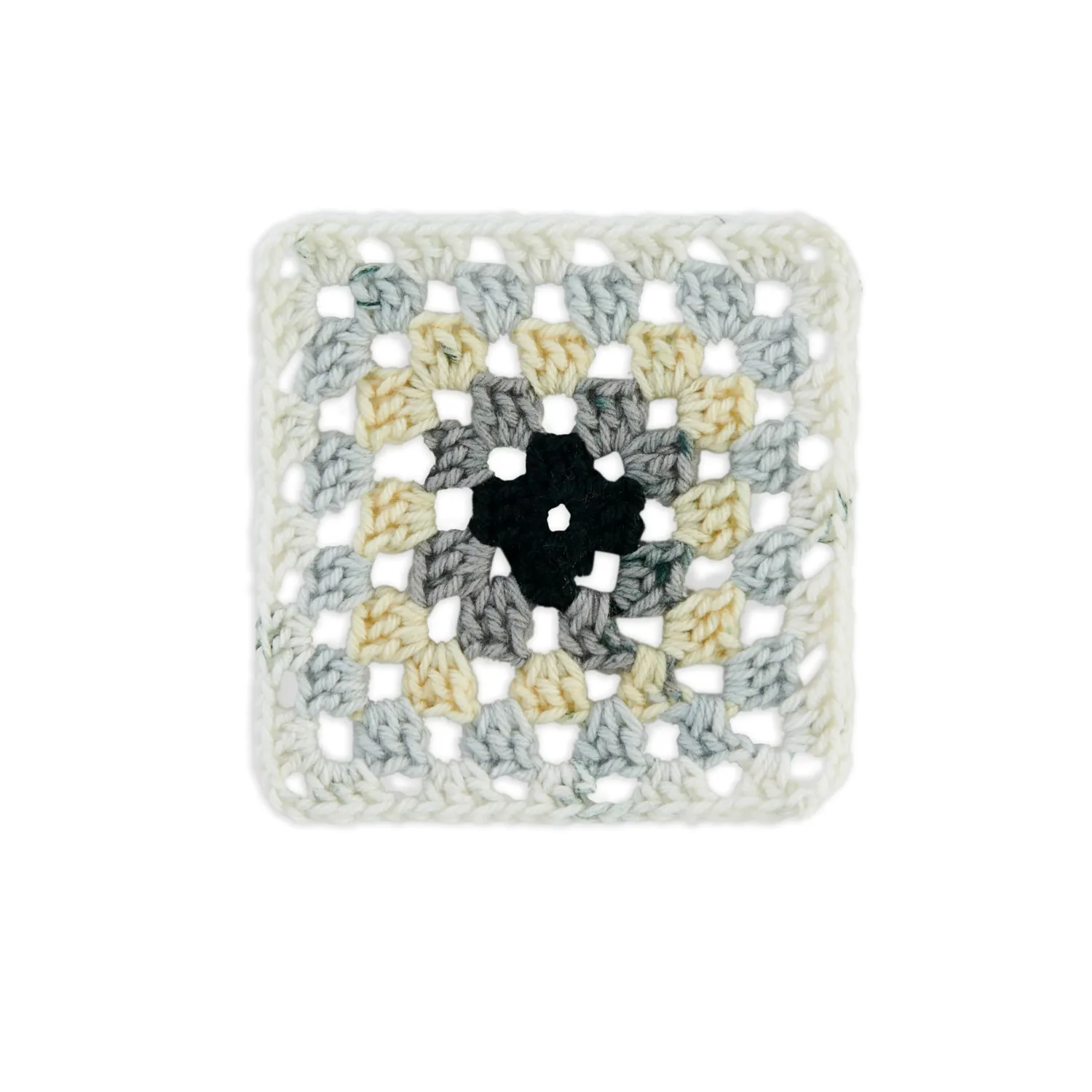Red Heart Granny Square Crochet Yarn, Soft White-Shadow, 3-Pack