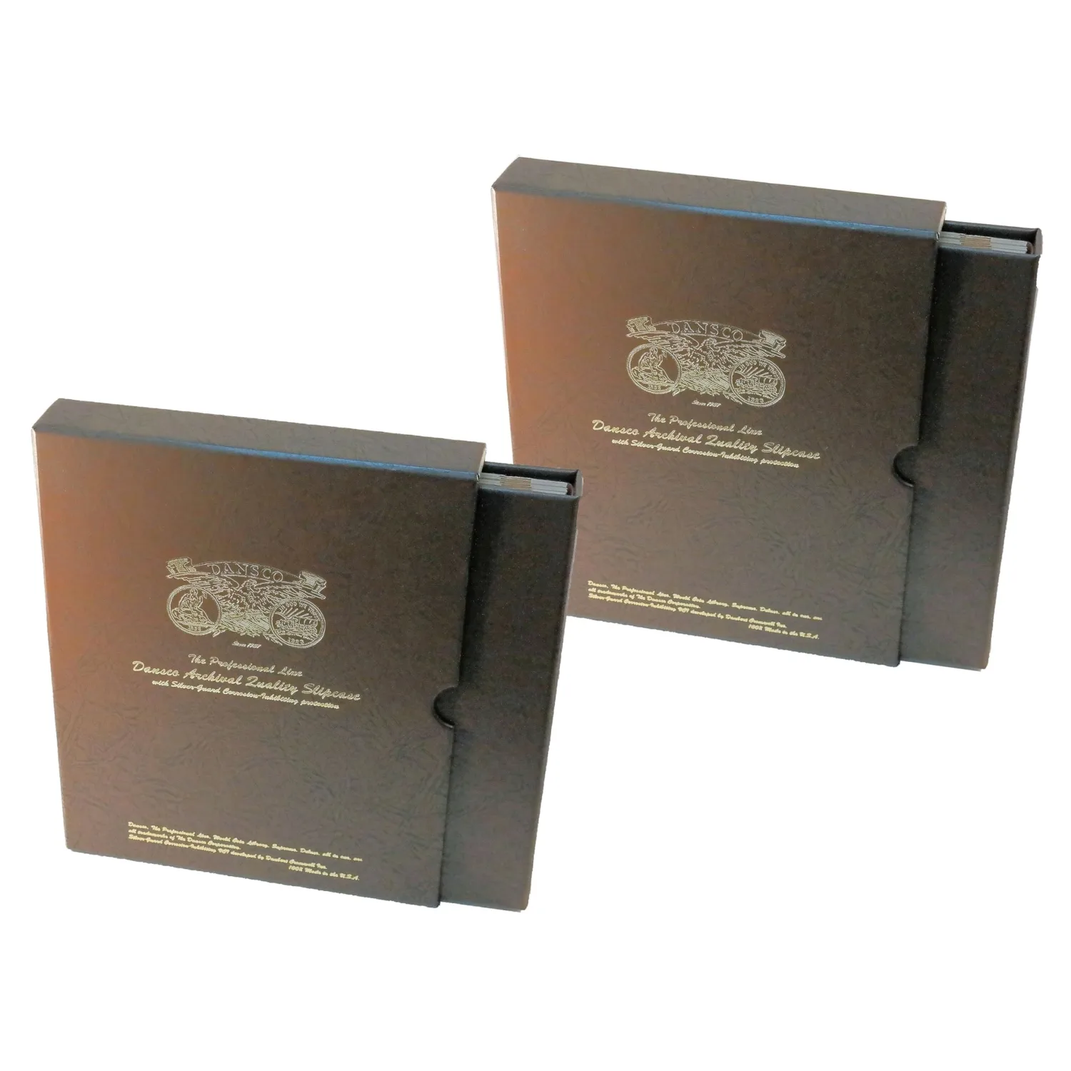 Dansco US Lincoln Cent Coin Album Two Volume Set with Slipcases 1909 – Date #8100 & #8104