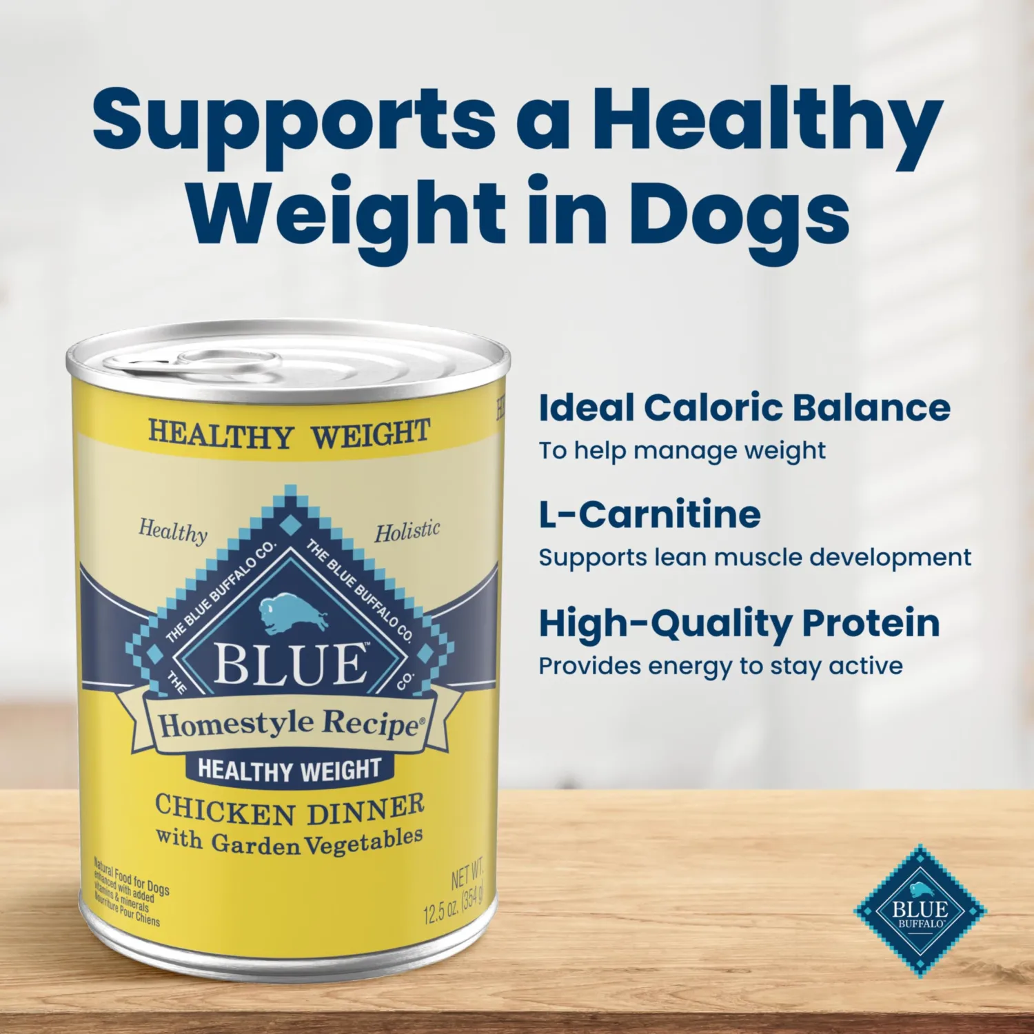 Blue Buffalo Homestyle Recipe Chicken Adult Wet Dog Food, 12.5 oz, 3 ct