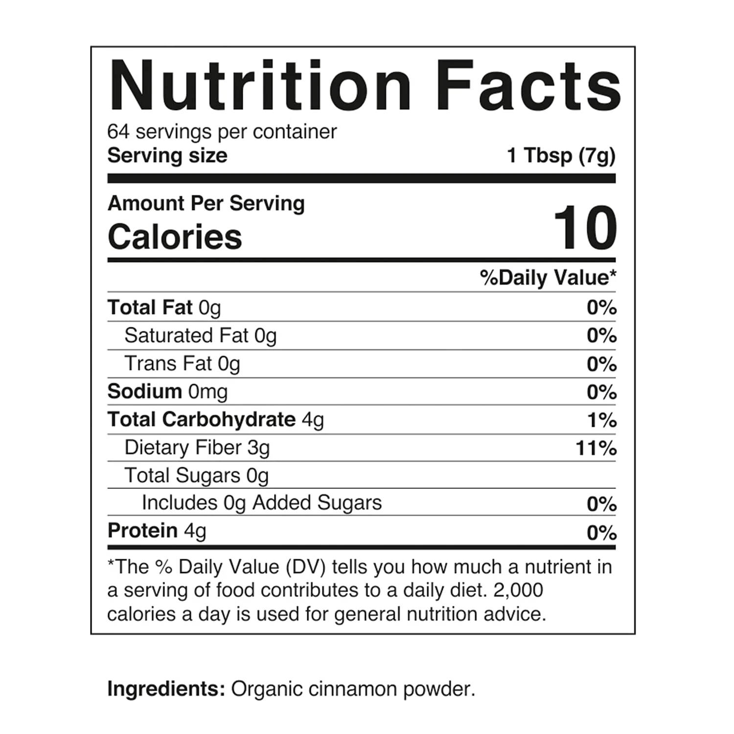 Vitamatic Certified USDA Organic Cinnamon Powder – 1 lb (16 oz) Pure & Aromatic Cinnamon | Organic Superfood Spice | Non-GMO, Gluten-Free, Kosher