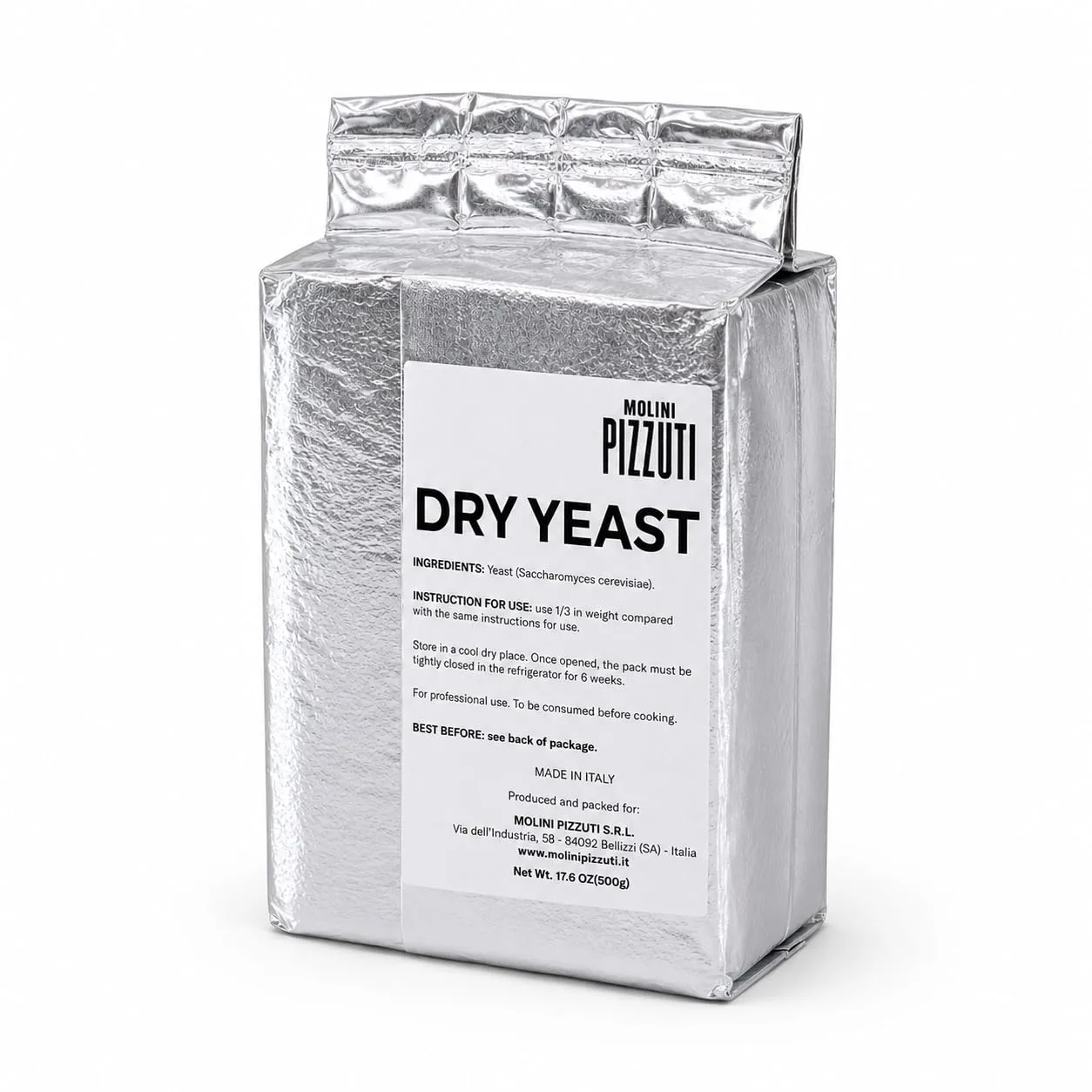Molini Pizzuti instant dry yeast 500gm