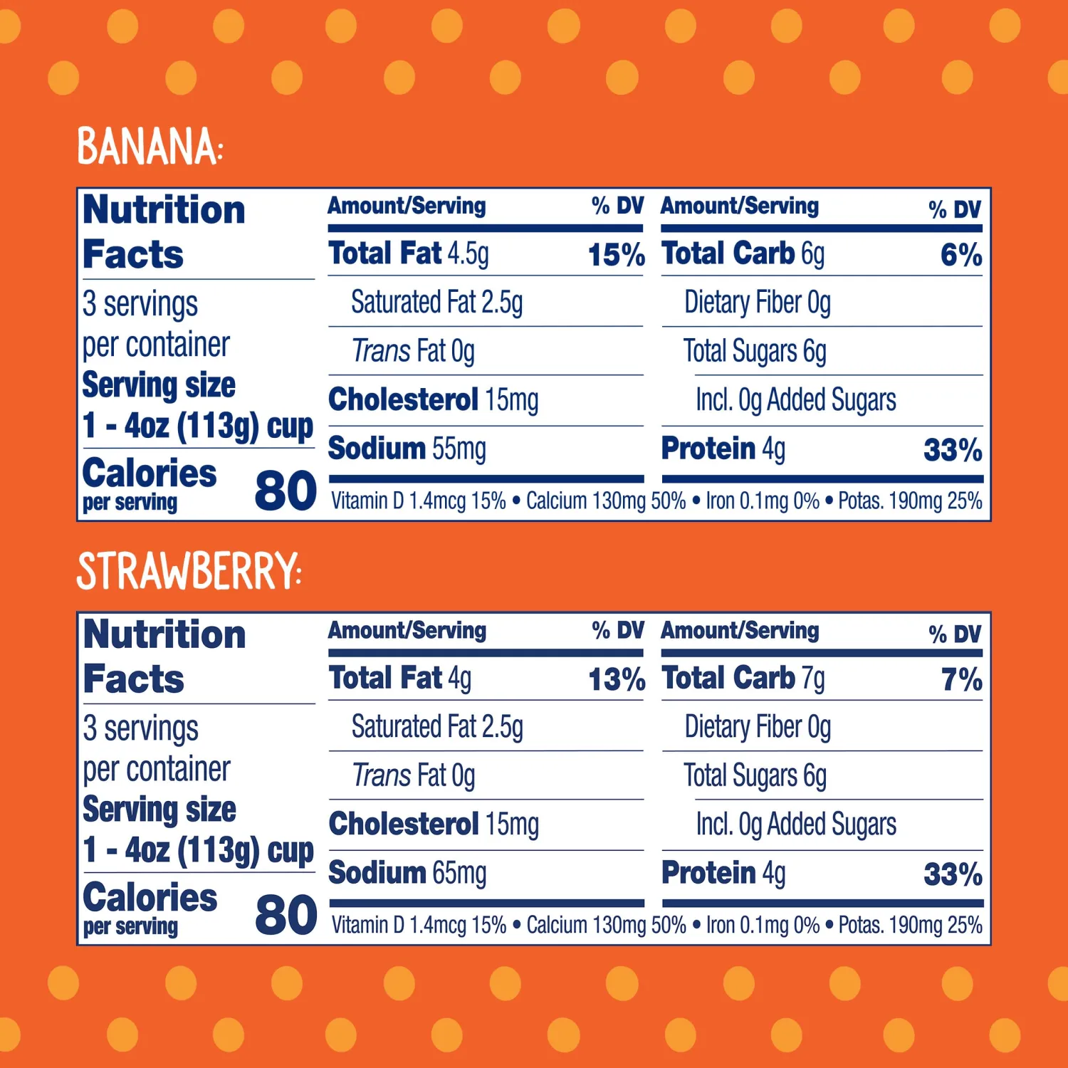 Stonyfield Organic YoBaby Banana & Strawberry Yogurt Cups, 4 oz, 6 ct