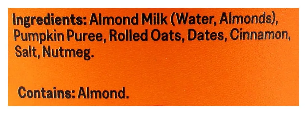 Overnight Oats - Pumpkin Pie - Good Source of Fiber, Non-GMO, Dairy Free, Gluten Free, 5oz