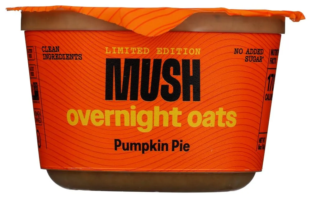 Overnight Oats - Pumpkin Pie - Good Source of Fiber, Non-GMO, Dairy Free, Gluten Free, 5oz
