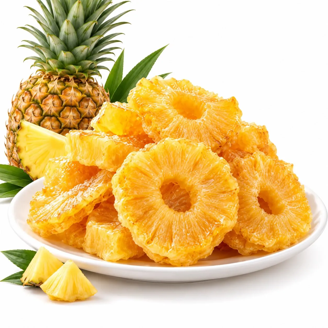 Hawaii’s Golden Dried Pineapple, 8.82 oz (250 g), Soft Chewy Snack